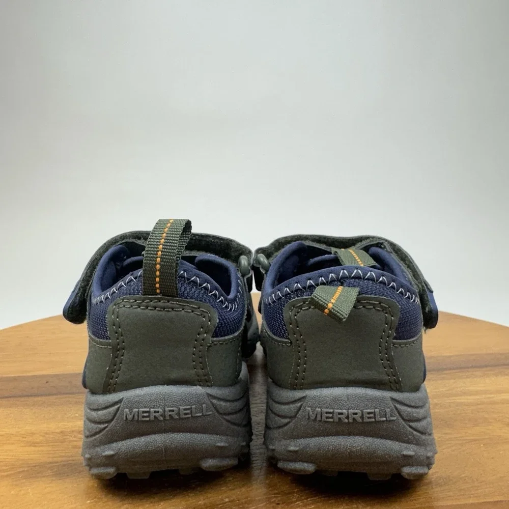 New NWOB Big Kids Merrell Explorer Compass Green Sport Trail Sandals Size 1 Y